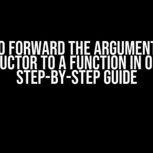 How to Forward the Arguments of a Constructor to a Function in OCaml: A Step-by-Step Guide